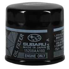 Load image into Gallery viewer, Genuine Subaru OEM Oil Filter [15208AA100] - Subaru STI 2004-2021 / WRX 2002-2014 (+Multiple Fitments)