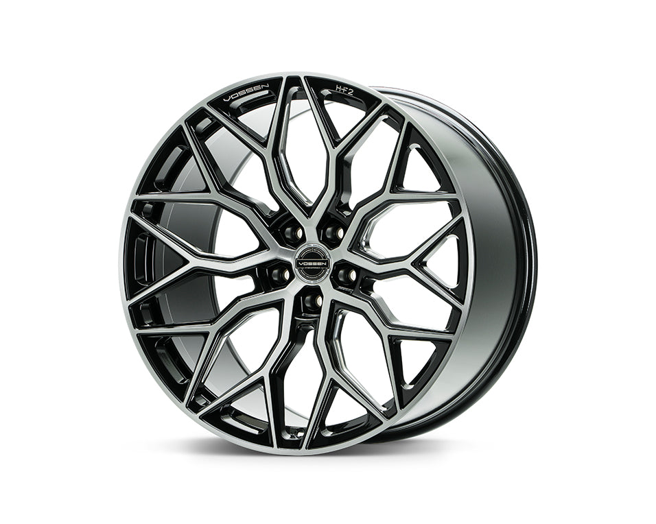 Vossen HF-2 Hybrid Forged Deep Brushed Gloss Black Wheel - 5x120 21x10.5 +38