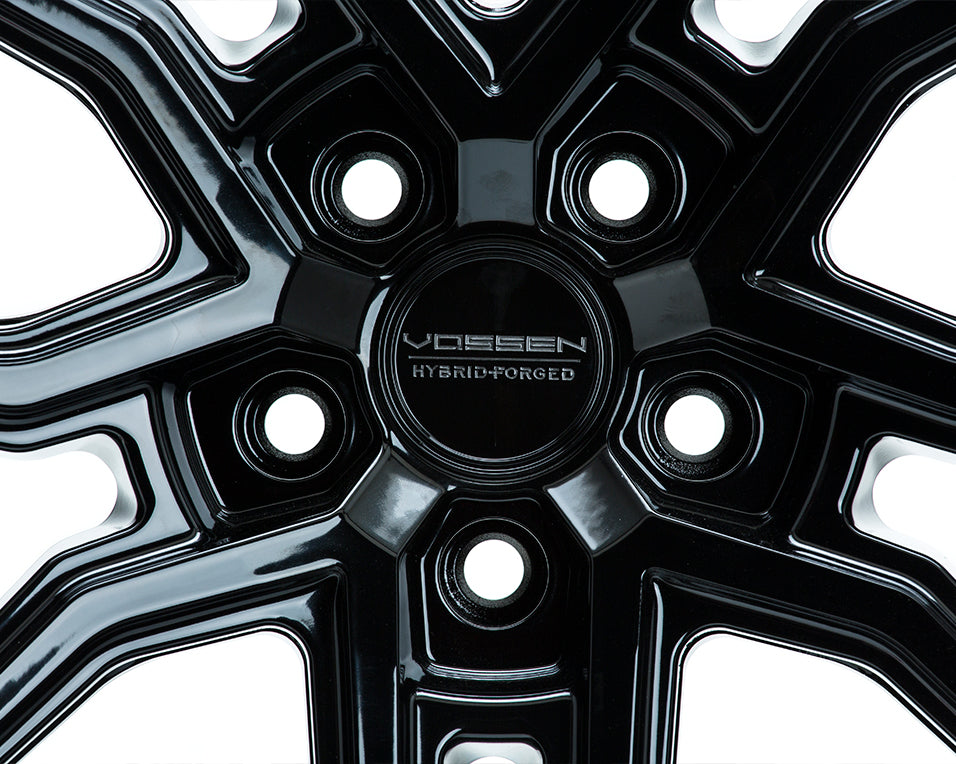 Vossen HF-2 Hybrid Forged Deep Gloss Black Wheel - 5x114.3 22x10.5 +32