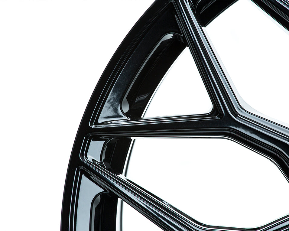 Vossen HF-2 Hybrid Forged Deep Gloss Black Wheel - 5x114.3 22x10.5 +32