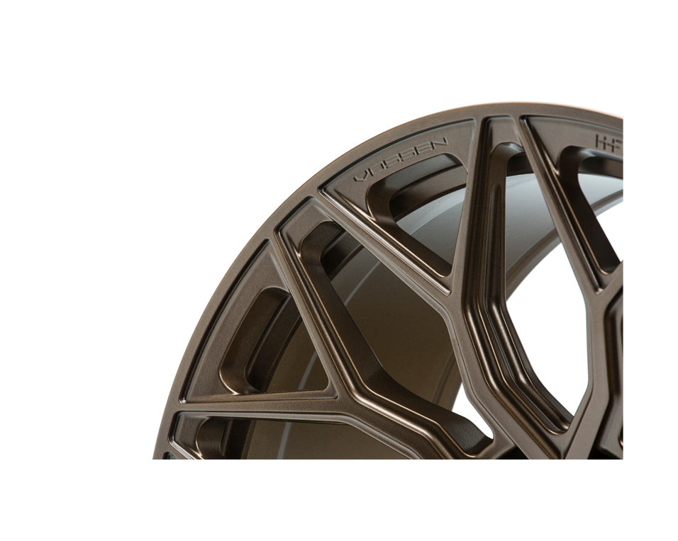 Vossen HF-2 Hybrid Forged Flat Satin Bronze Wheel - 5x130 22x9.5 +55