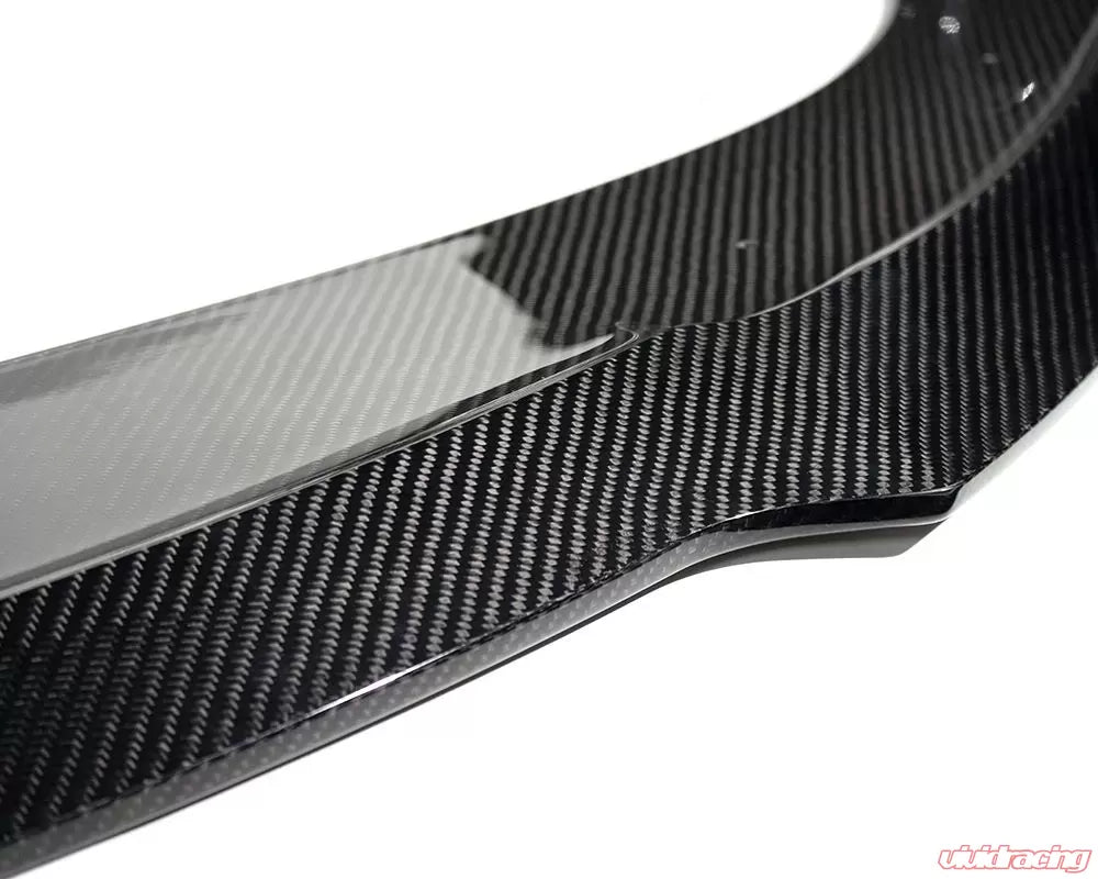 VR Aero Carbon Fiber Front Lip Spoiler - Porsche Taycan Turbo / Turbo S 2020-2023