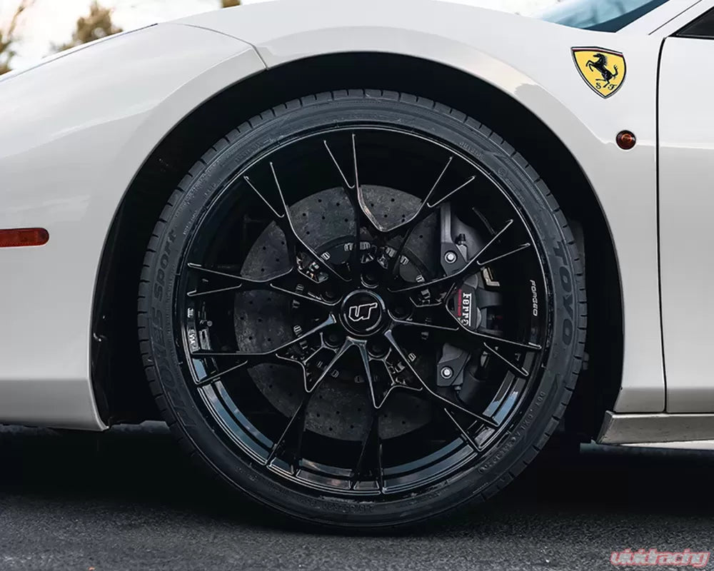 VR Forged D01 Wheel Package 20x9 & 21x12 Gloss Black - Ferrari 488 / F8 Tributo 2015-2022