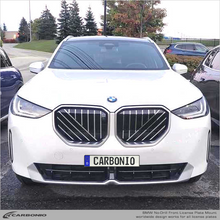 Load image into Gallery viewer, Carbonio No-Drill Front License Plate Mount - BMW X3 (G45) 2025-2026