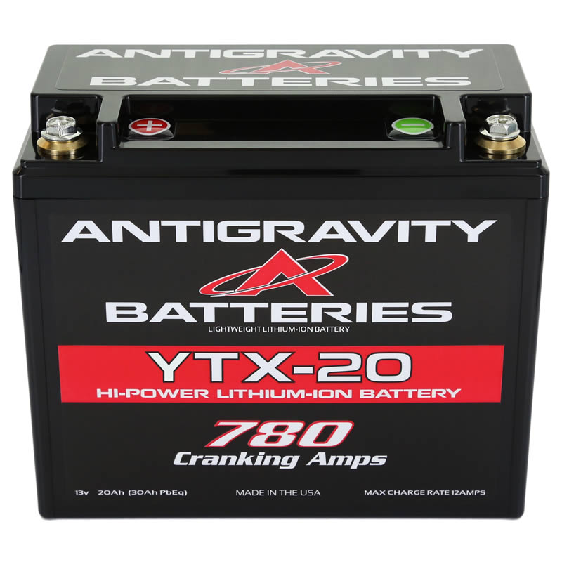 Antigravity XPS YTX20 Lithium Battery - Right Side Negative Terminal - Universal