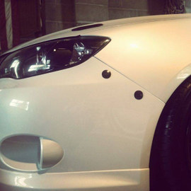 Move Over Racing Black Quick Release Front Bumper Kit - Subaru WRX 2008-2010