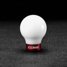 Cobb Shift Knob (White / Red) - Mitsubishi Evolution X 2008-2015