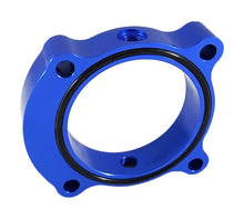 Load image into Gallery viewer, Torque Solution Throttle Body Spacer 2013+ Hyundai Genesis Coupe 2.0T  - Blue