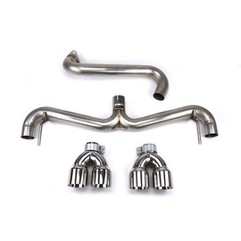FactionFab Axle Back Exhaust w/ Polished Tips - Subaru WRX (Hatch) 2011-2014 / STi (Hatch) 2008-2014