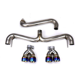FactionFab Axle Back Exhaust w/ Burnt Tips - Subaru WRX (Hatch) 2011-2014 / STi (Hatch) 2008-2014