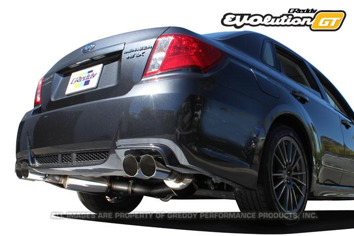 Greddy Evolution GT Cat Back Exhaust - Subaru WRX / STi Sedan 2011-2014