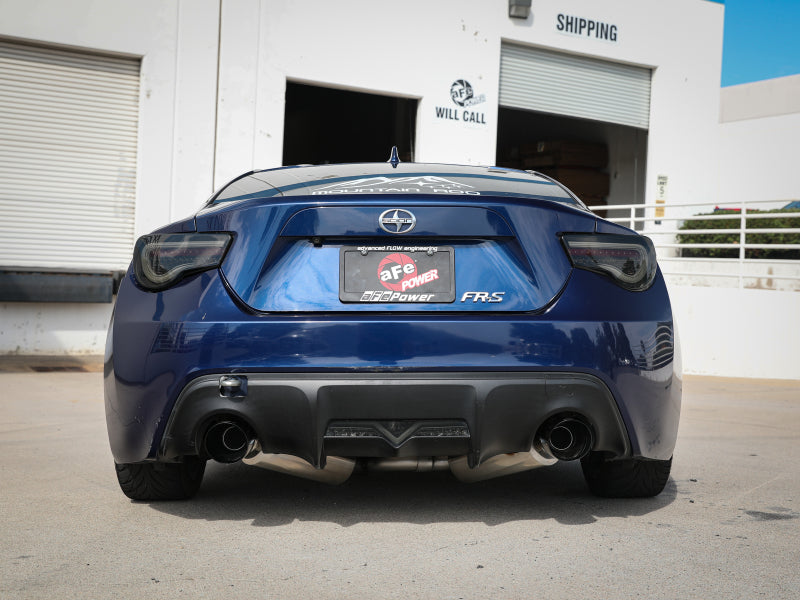 aFe Takeda 304SS Catback Exhaust w/ Dual Black Tips - Toyota 86/GR86/ Scion FR-S/ Subaru BRZ 2013+