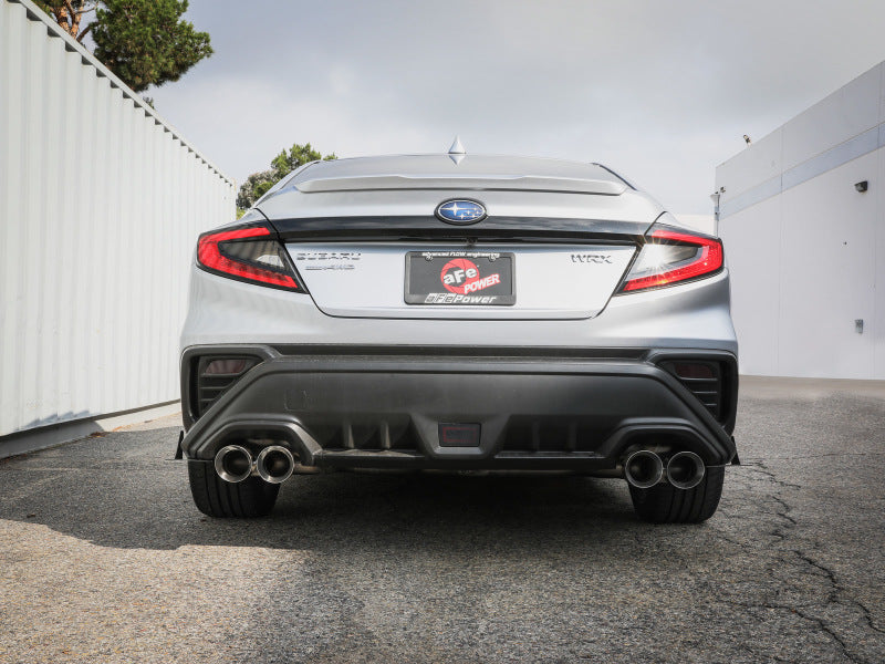 aFe POWER Takeda 3in to 2.5in 304SS Catback Exhaust w/ Polished Tips - Subaru WRX 2022+