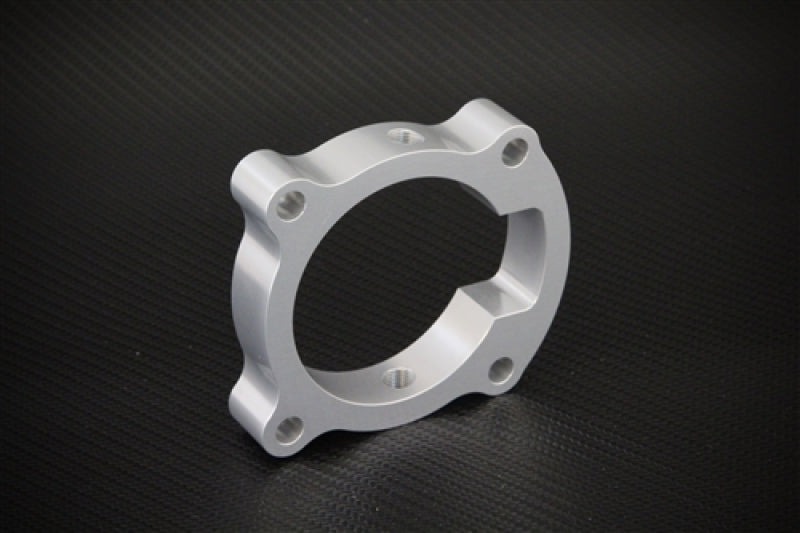 Torque Solution Throttle Body Spacer (Silver): Hyundai Genesis Coupe 2.0T 2010-2012