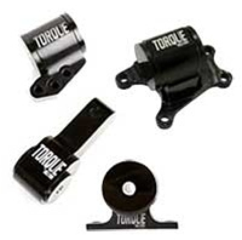 Torque Solution Billet Aluminum 4 Piece Engine Mount Kit: Mitsubishi Evolution VII-IX 2001-2006