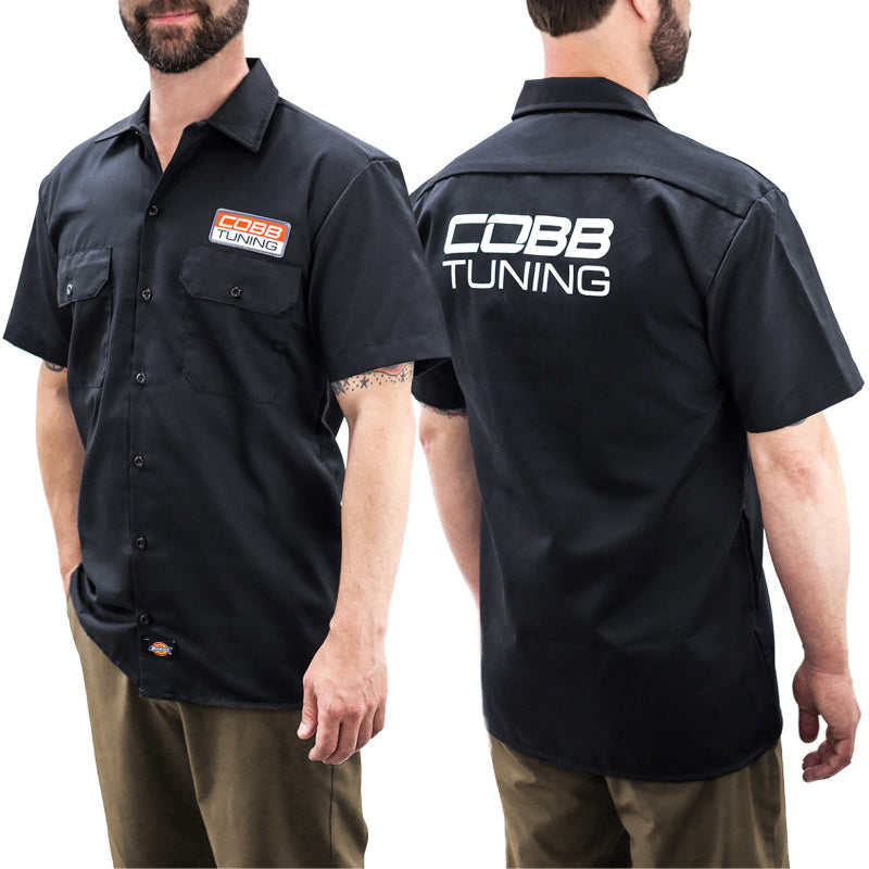 Cobb Dickies Work Shirt w/ Embroidered Patch - Large