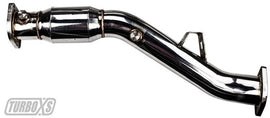 Turbo XS High Flow Catalytic Converter Pipe - Subaru WRX / STi 2008-2014