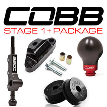 Load image into Gallery viewer, Cobb 5MT Stage 1+ Drivetrain Package w/ Tall Wide Barrel Shifter (Stealth Black) - Subaru WRX 2002-2007