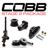Cobb Stage 2 Drivetrain Package (White/Stealth Black Lockout) - Subaru STI 2004-2021