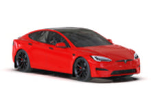 Load image into Gallery viewer, Rally Armor 21-23 Tesla Model S / S Plaid Black UR Mud Flap w/ White Logo