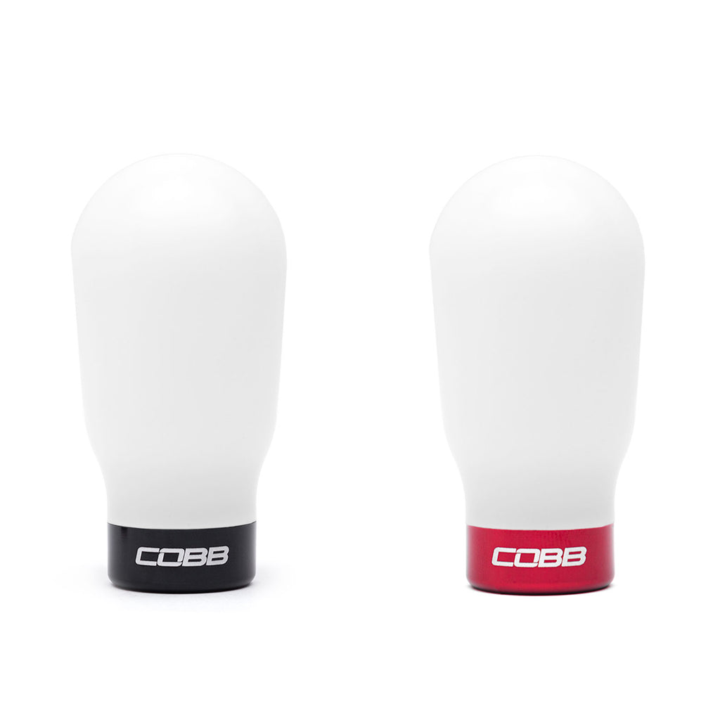 Cobb Tall Weighted COBB Shift Knob (White) - Mazdaspeed 6 2006-2007 / Mazdaspeed 3 2007-2013