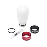 Cobb Tall Weighted COBB Shift Knob (White) - Mazdaspeed 6 2006-2007 / Mazdaspeed 3 2007-2013