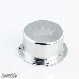 Turbo XS 15+ Subaru WRX Billet Aluminum Vacuum Pump Cover - Silver