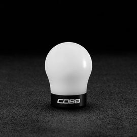 Cobb White Shift Knob (Black Base) - Ford Focus ST 2013-2018 / Focus RS 2016-2018 / Fiesta ST 2014-2019