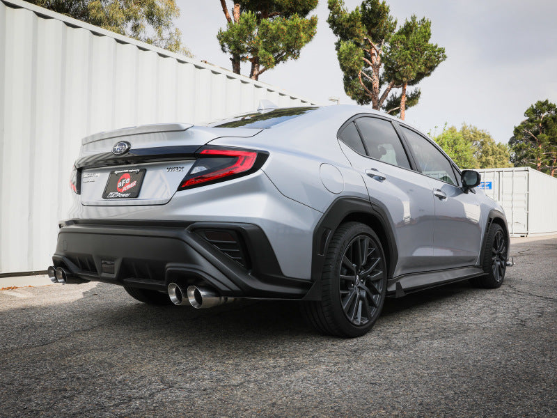 aFe POWER Takeda 3in to 2.5in 304SS Catback Exhaust w/ Polished Tips - Subaru WRX 2022+