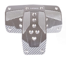 Load image into Gallery viewer, NRG Aluminum Sport Pedal A/T - Gunmetal w/Silver Carbon