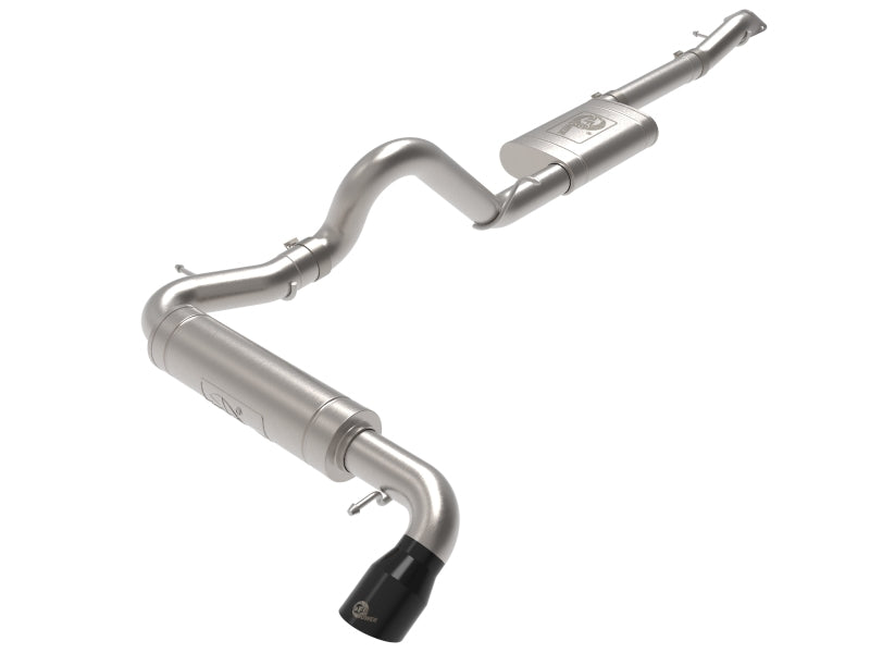 aFe Apollo GT 3in 409 SS Cat-Back Exhaust 2021 Ford Bronco L4-2.3L (t)/V6-2.7L (tt) w/ Black Tip