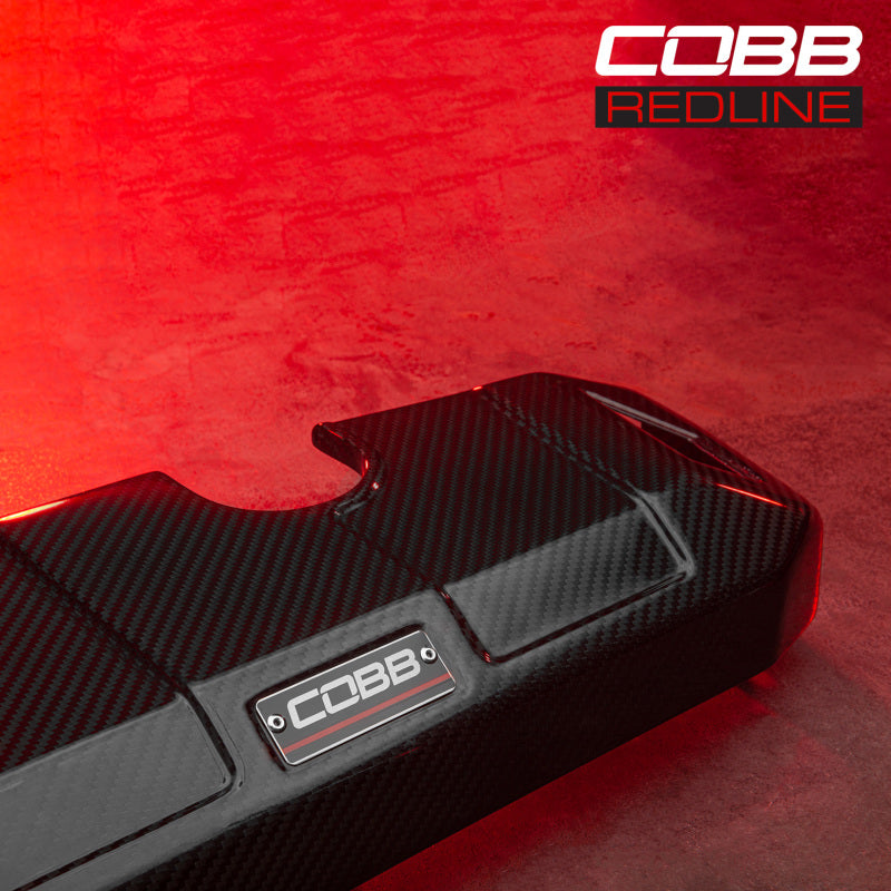 Cobb Redline Carbon Fiber Coolant Cover - Ford F-150 Ecoboost Raptor / Limited / 3.5L & 2.7L Models