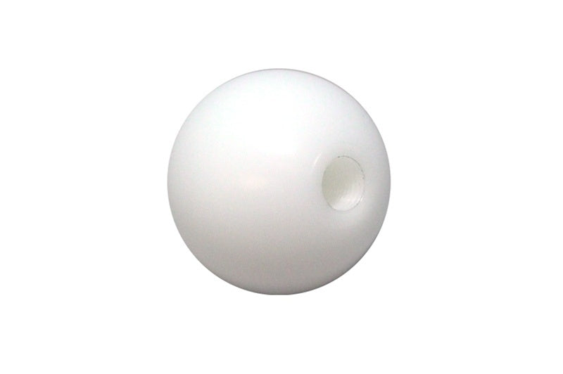 Torque Solution Delrin 50mm Round Shift Knob (White) Universal 10x1.5