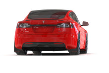 Load image into Gallery viewer, Rally Armor 21-23 Tesla Model S / S Plaid Black UR Mud Flap w/ White Logo