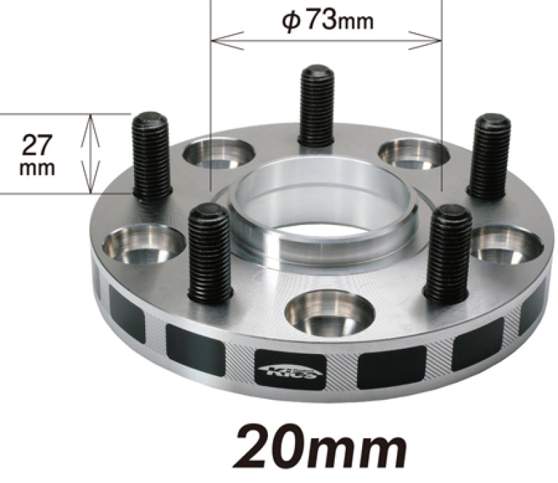 Project Kics 20mm Thick 12x1.50 64mm Hub 5-114.3 Wide Tread Spacers