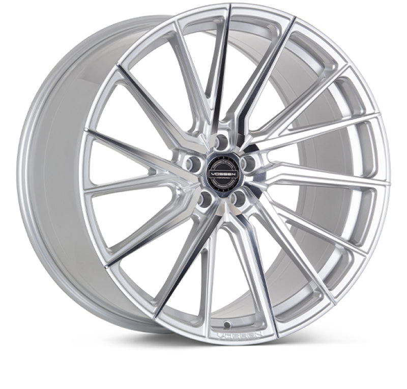 Vossen HF-4T 22x10.5 / 5x112 / ET42 / Deep Face / 66.5 - Silver Polished - Left