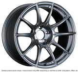 SSR GTX01 18x10.5 5x114.3 15mm Offset Dark Silver Wheel Evo X / G35 / 350z / 370z