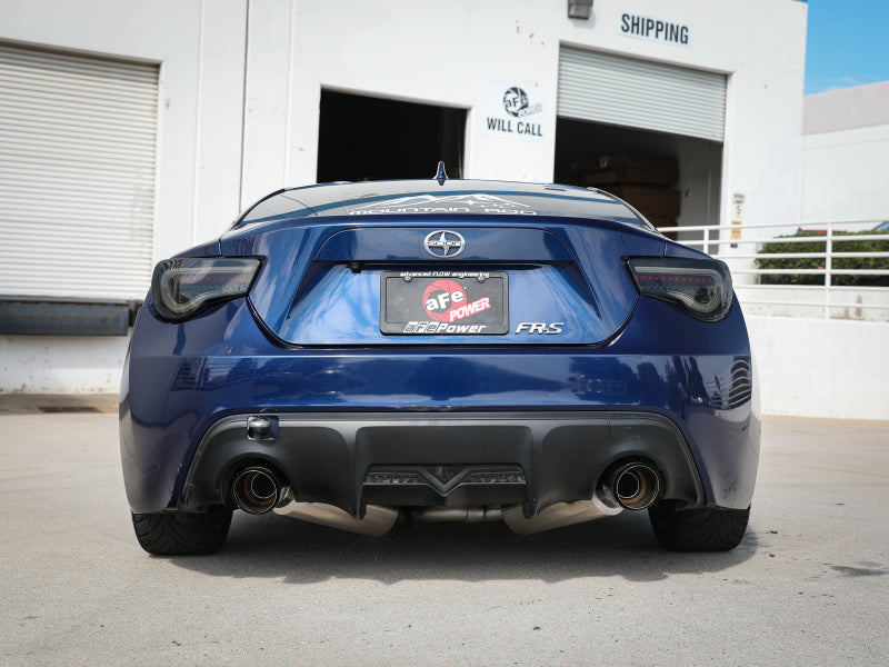 aFe Takeda 304SS Catback Exhaust w/ Dual Carbon Fiber Tips - Toyota 86/GR86/ Scion FR-S/ Subaru BRZ 2013+