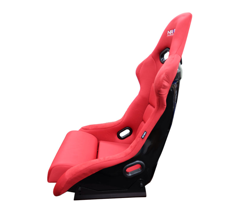 NRG FRP Bucket Seat (Red Cloth) - Large