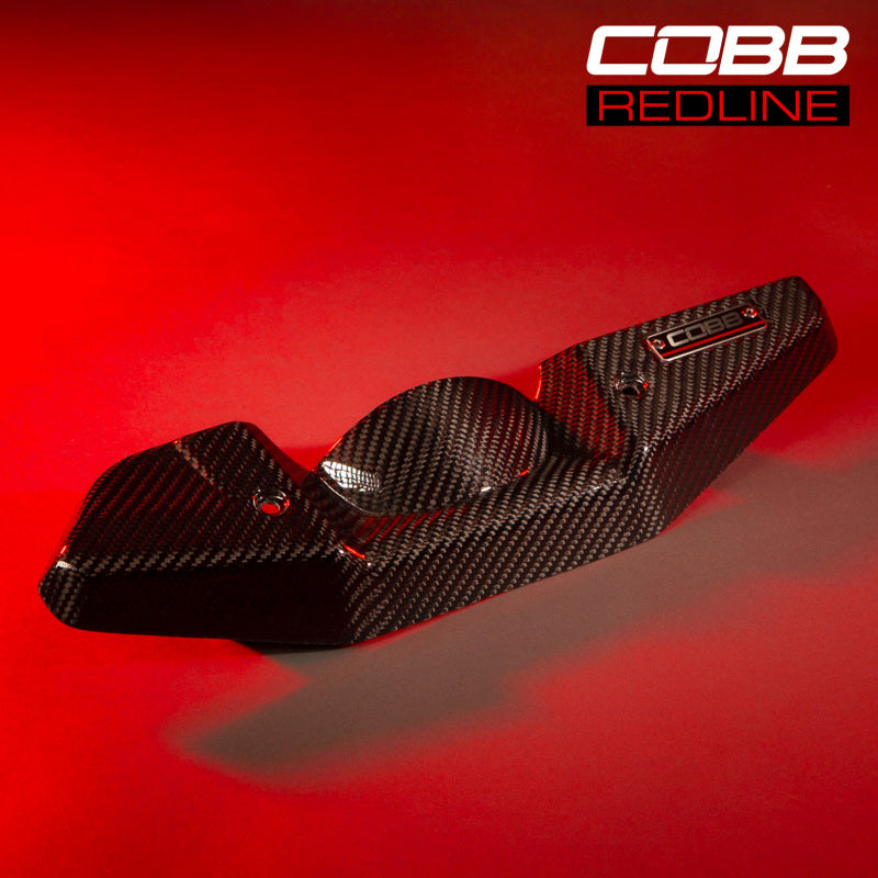 Cobb Redline Carbon Fiber Alternator Cover (Gloss Finish) - Subaru WRX 2008-2014 / STi 2008-2021