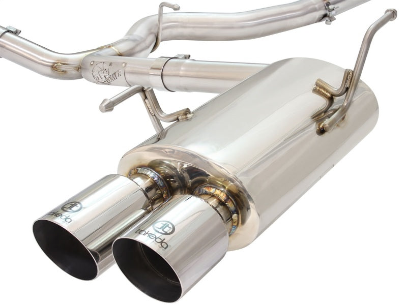 aFe Takeda 3in 304SS Catback Exhaust w/ Polished Tips - Subaru WRX / STi 2015-2021