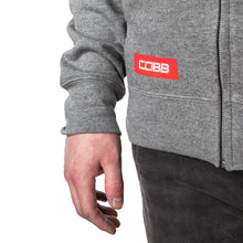 Load image into Gallery viewer, Cobb Grey Zippered Hoodie - X-Large