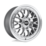 Rotiform R155 LSR Wheel 18x9.5 5x100 25 Offset - Gloss Silver Machined