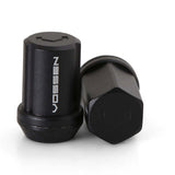 Vossen 35mm Lug Nuts (12x1.5; 19mm Hex; Cone Seat; Black) Set of 20 - Universal