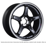 SSR GTX03 18x10.5 5x114.3 12mm Offset Black Graphite Wheel