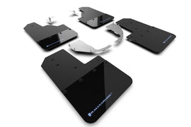 Rally Armor 21-22 Ford Bronco (Steel Bmpr - NO Rptr/Sprt - NO RR/RB) Blk Mud Flap w/Area Blue Logo