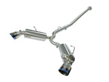 aFe Takeda 304SS Catback Exhaust w/ Dual Blue Flame Tips - Toyota 86/GR86/ Scion FR-S/ Subaru BRZ 2013+