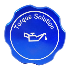 Torque Solution Billet Oil Cap [Blue] - Subaru Models 1989+