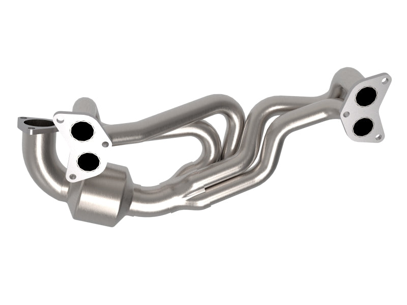 aFe Twisted Steel 304 Stainless Steel Header w/ Cat - Subaru Legacy 2.5i / Outback 2.5i 2013-2019