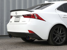 Load image into Gallery viewer, aFe POWER Takeda 16-17 Lexus IS200t L4-2.0L (t) 2.5in-3in 304 SS CB Exhaust w/ Blue Tip